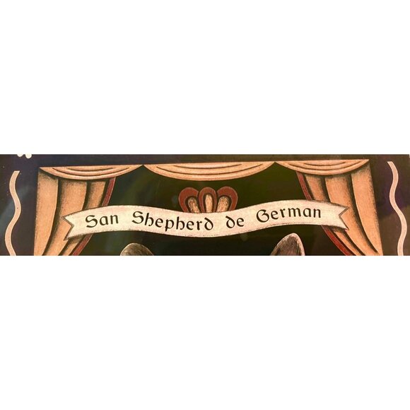 Wood Frame GERMAN SHEPHERD Wall ART "Patron Saint of Loyalty"-Krista Brooks - Picture 7 of 14